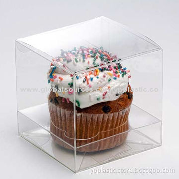 Clear Cupcake Boxes, Wholesale, Customized Sizes and Prints Available, 15-year Manufacturer